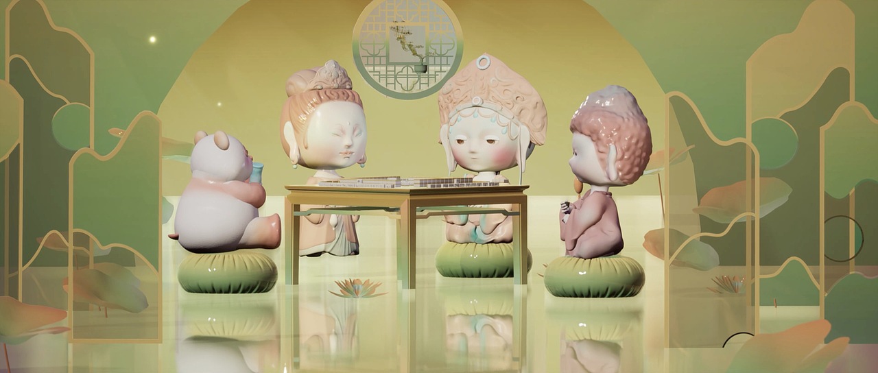 佛居（图ZMzY0NzUzOTU2） - 展陈设计 - 站酷设计师CDAI数字化展示原创素材 - 站酷ZCOOL