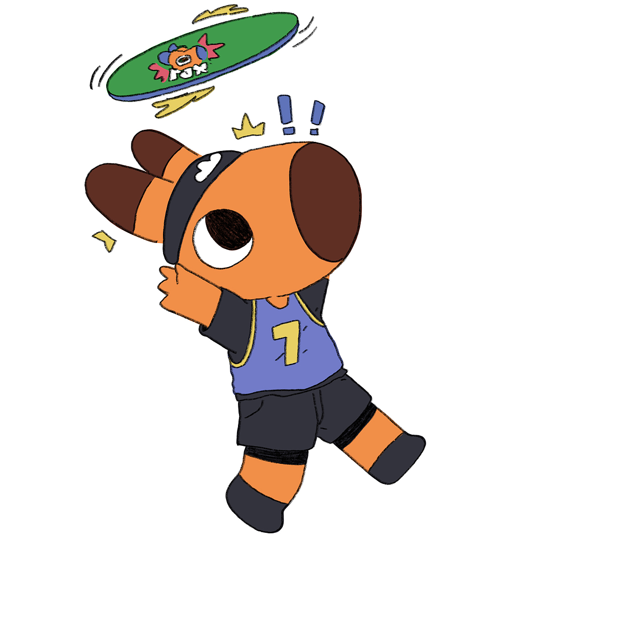 狐兰克漫画丨给大家带来一些飞盘的小技巧🥏（图ZMzE0ODUyNDc2） - 绘本 - 站酷设计师刺球先生原创素材 - 站酷ZCOOL