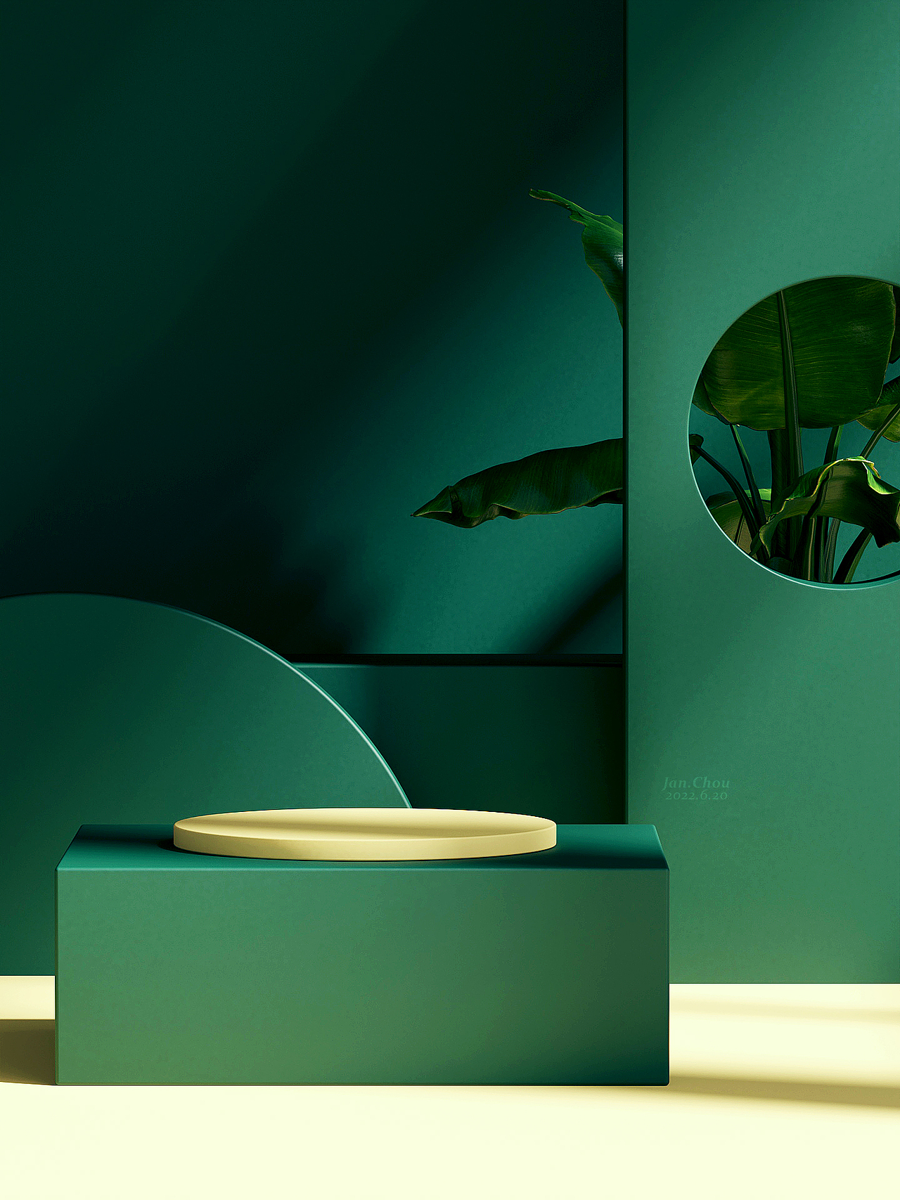 C4D场景背景临摹练习