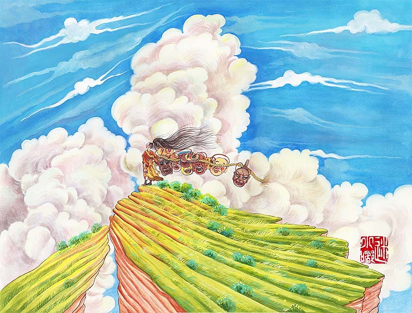 面具女孩的执念（图ZMzYwNDQ0NzA0） - 艺术插画 - 站酷设计师迷小嘟原创素材 - 站酷ZCOOL