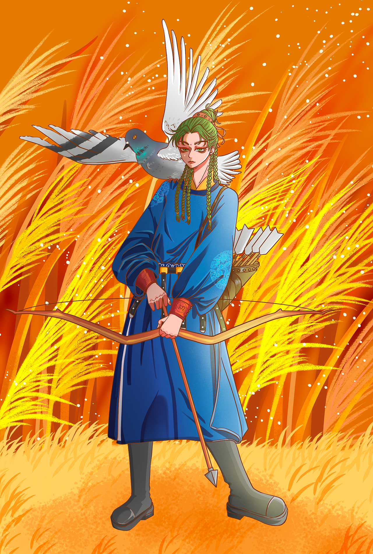 【OC子初】日常瞎想（一）七彩世界（图ZMzI2MTkxNjA0） - 商业插画 - 站酷设计师蹭不上热度的子初原创素材 - 站酷ZCOOL