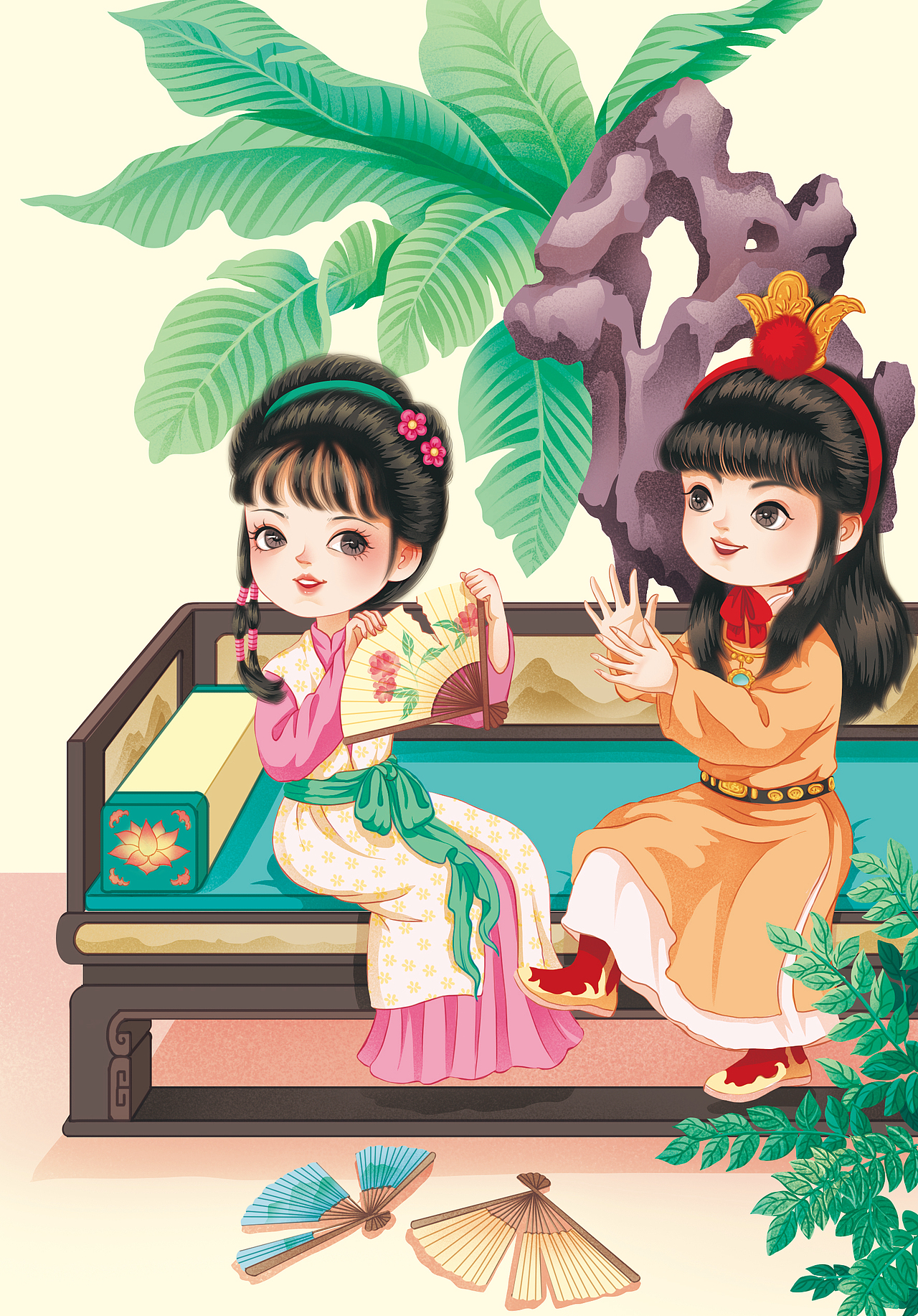 《红楼梦》少儿彩绘版插图