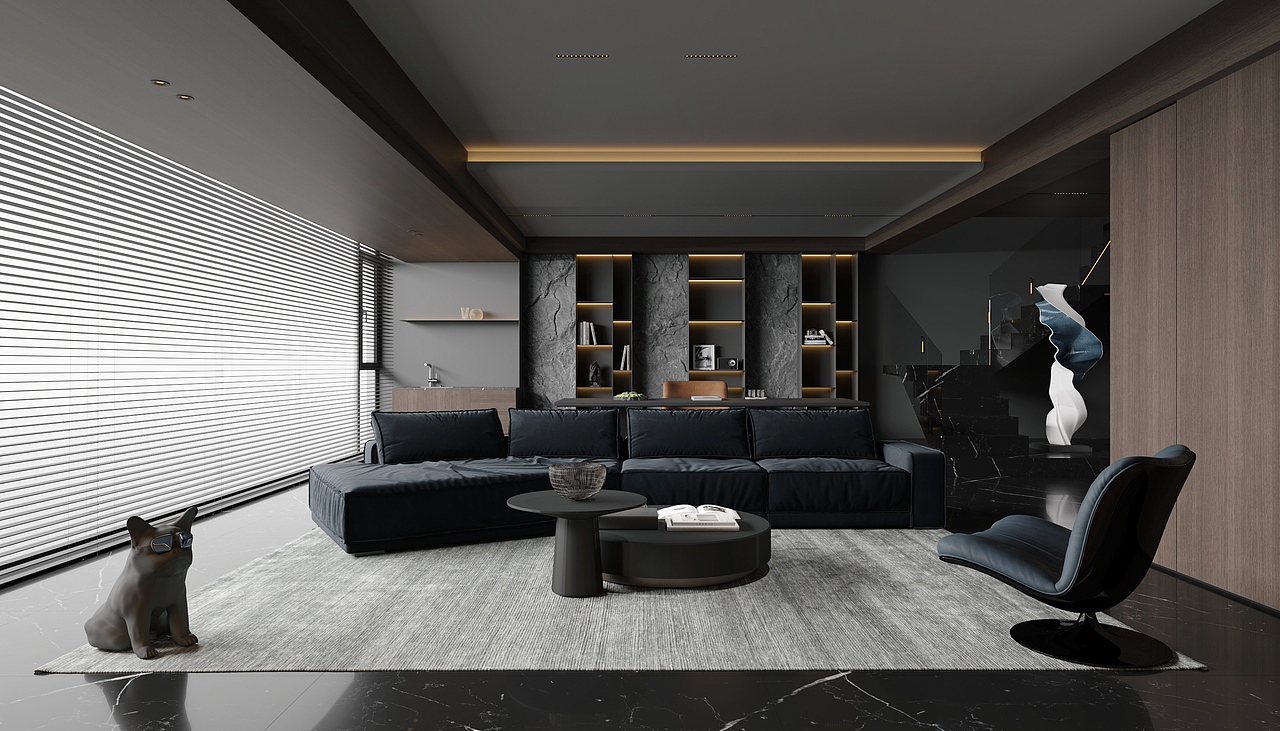 现代高级黑设计（图ZMzYyNzk5MzE2） - 家装设计 - 站酷设计师澜腾天工原创素材 - 站酷ZCOOL