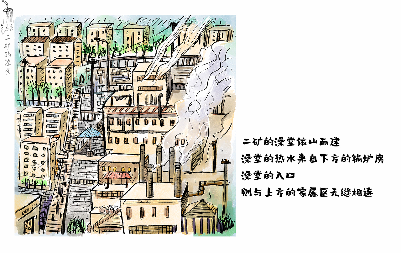 那年 · 那人· 那事 / 二矿澡堂（图ZMzM2ODgwMDQ0） - 中/长篇漫画 - 站酷设计师将军他爸原创素材 - 站酷ZCOOL