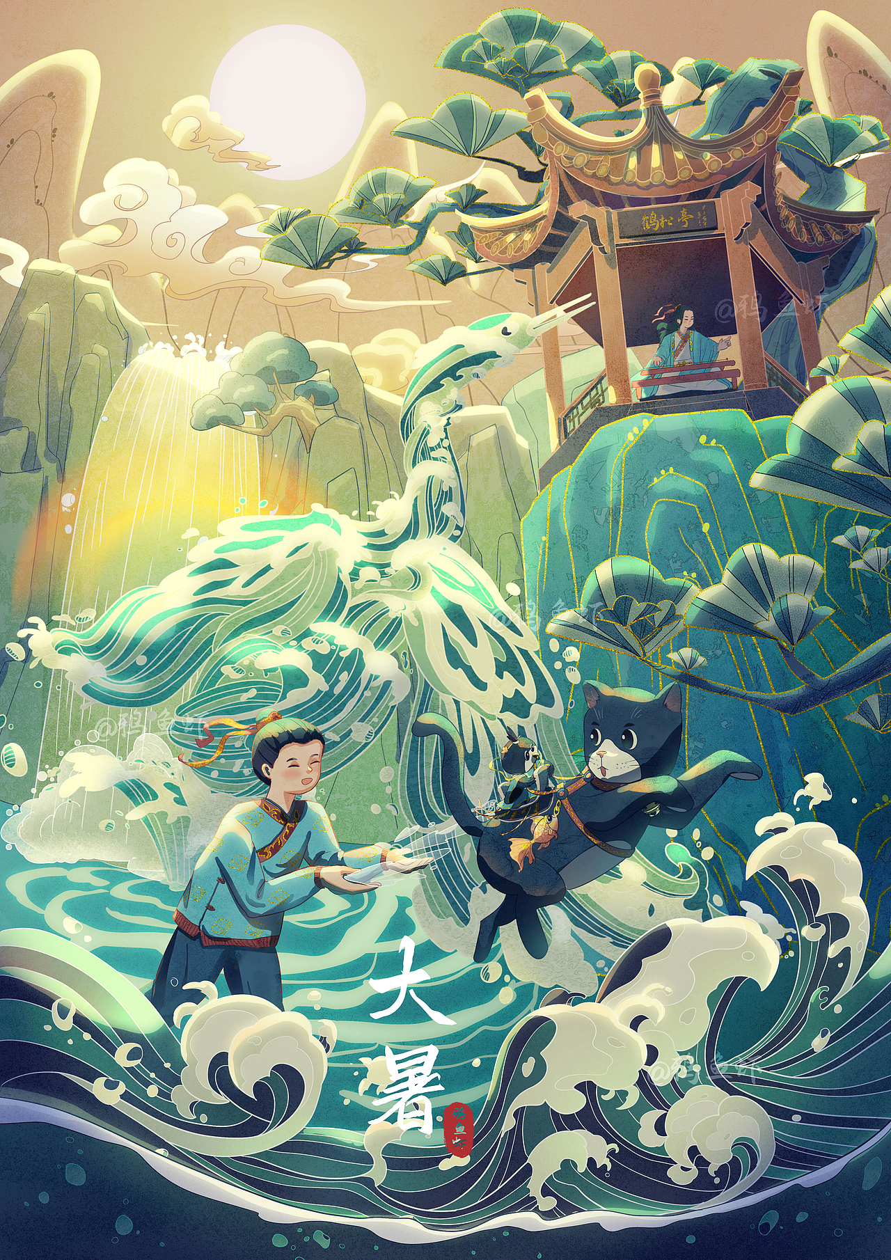 梦幻游记（图ZMzE1MjY3MTYw） - 商业插画 - 站酷设计师鸦鱼虾原创素材 - 站酷ZCOOL