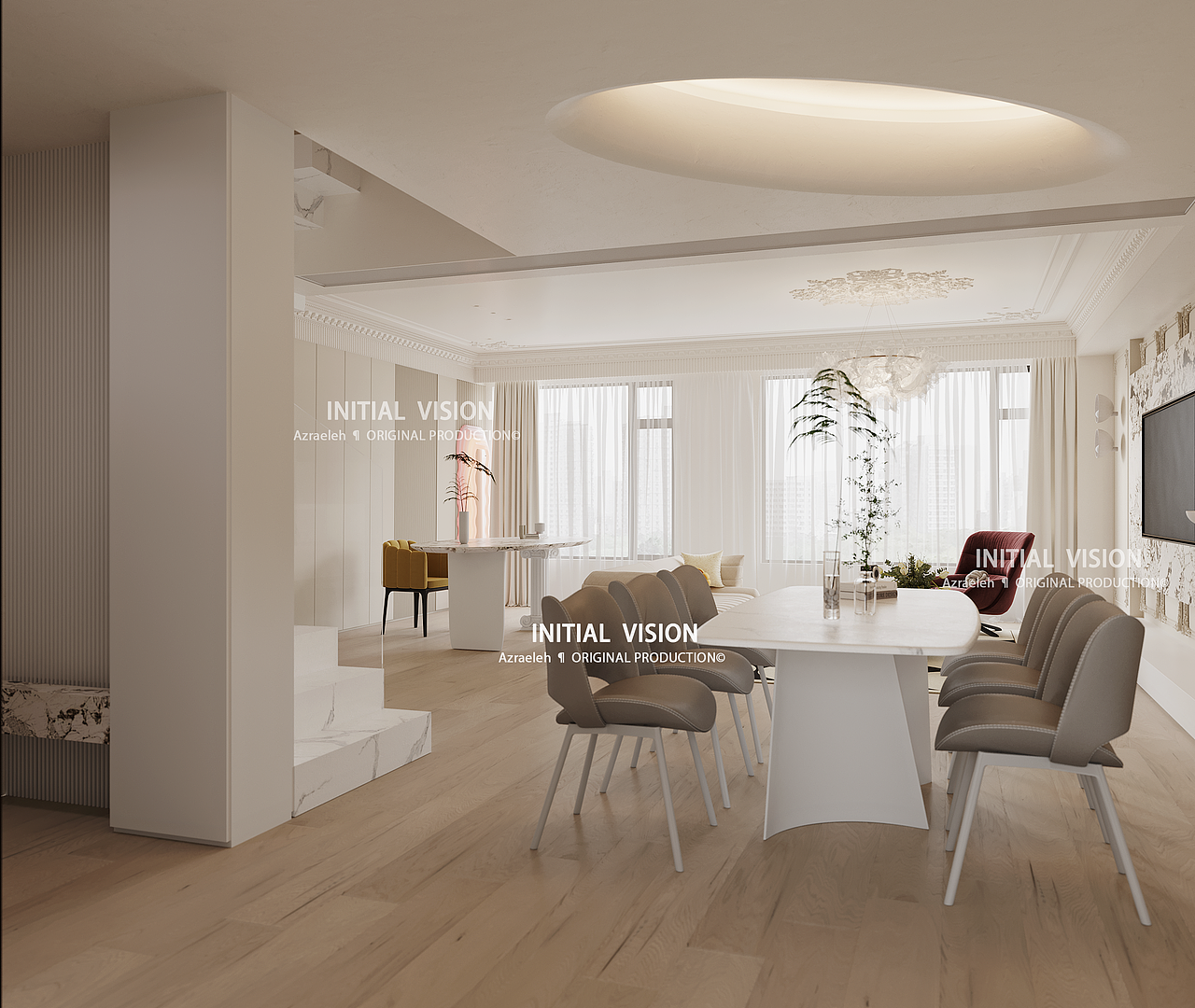 留白＆浪漫法式（图ZMzI1NTU5NjI0） - 家装设计 - 站酷设计师INITIAL初作视觉原创素材 - 站酷ZCOOL