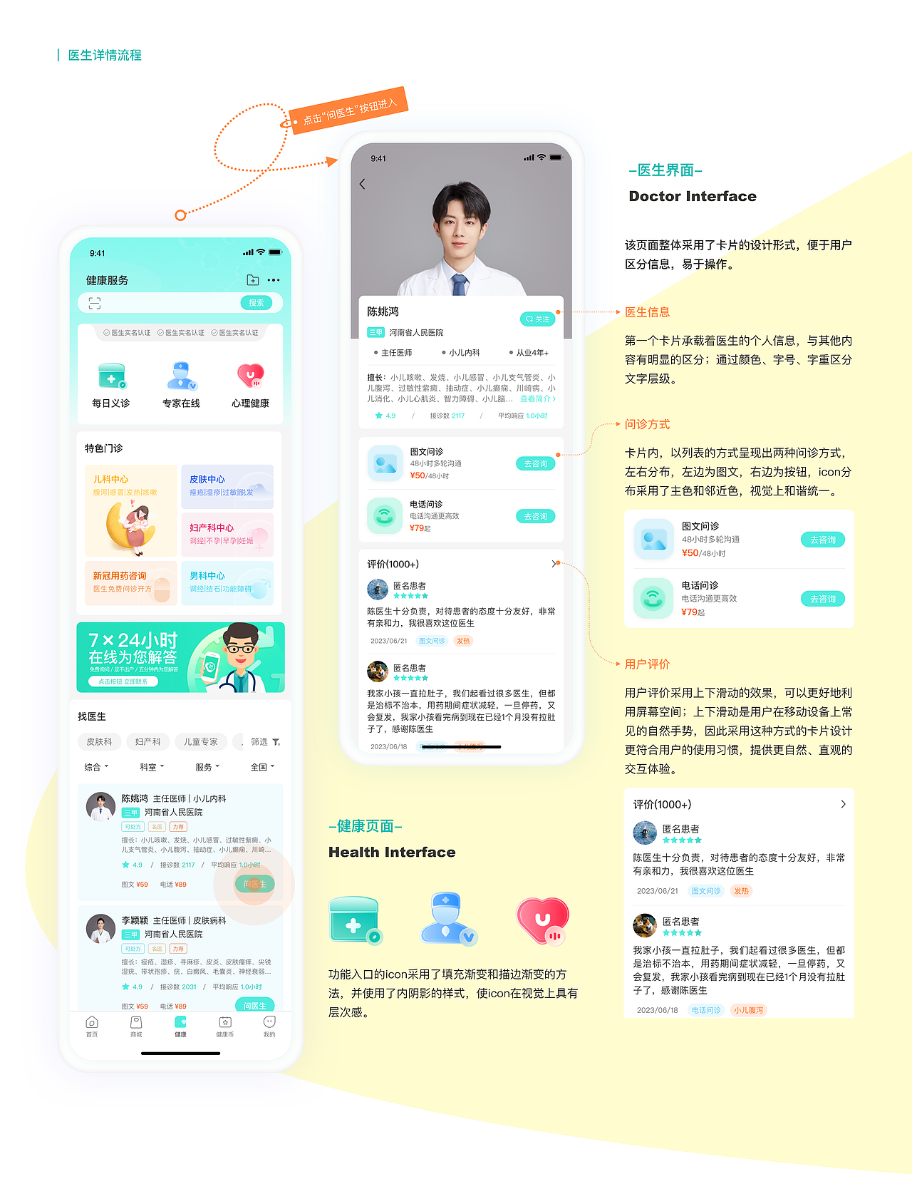 医疗appUI设计作品（图ZMzUzMTUxMDg4） - APP界面 - 站酷设计师严厉的香吉士原创素材 - 站酷ZCOOL