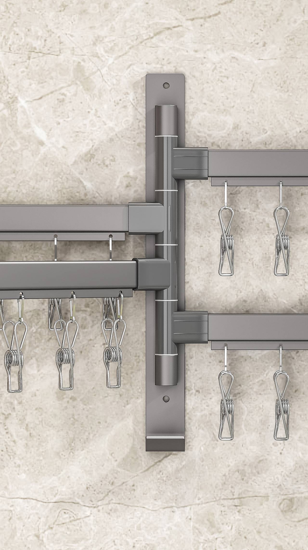 原创作品 | 阳台收纳用品渲染