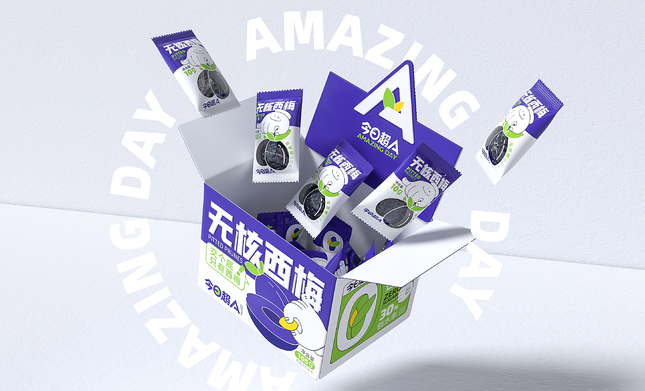 今日超A×同道|食品包装设计无核西梅/空心山楂零食礼盒（图ZMzMzMDYwMjAw） - 包装 - 站酷设计师同道设计SONG原创素材 - 站酷ZCOOL