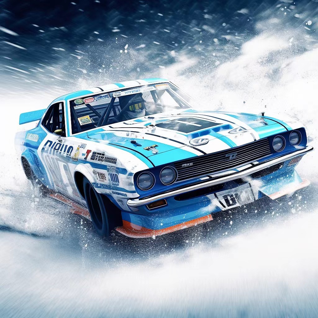 AI汽车海报设计《雪地飞车-二》（图ZMzU0Njk2ODI4） - AI作品 - 站酷设计师Z994203024原创素材 - 站酷ZCOOL
