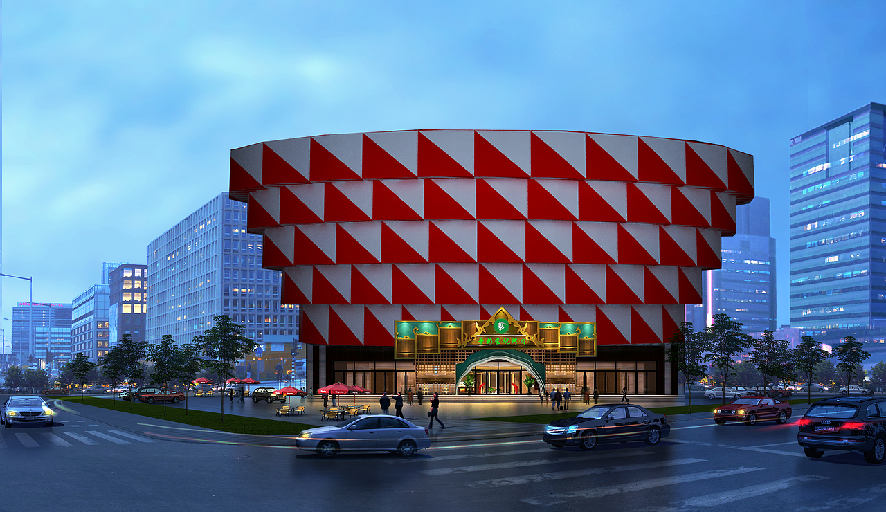 火锅店效果图设计（图ZMzY3MzcwNzk2） - 家装设计 - 站酷设计师李世亮设计师原创素材 - 站酷ZCOOL