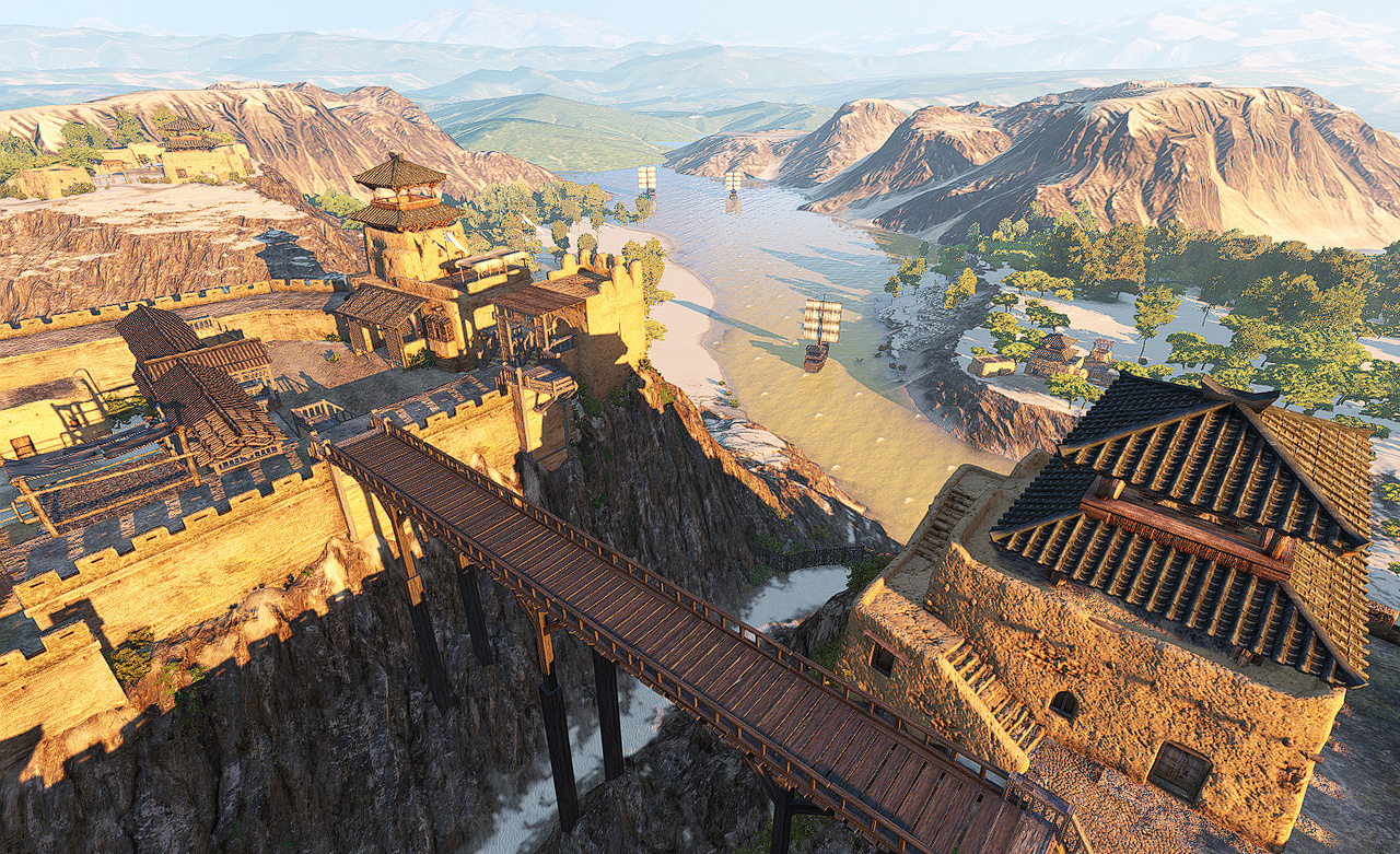 【衣谷三国概念设定】场景地编截图（一）（图ZMzIzOTQ4ODEy） - 概念设定 - 站酷设计师疾风Shawk原创素材 - 站酷ZCOOL