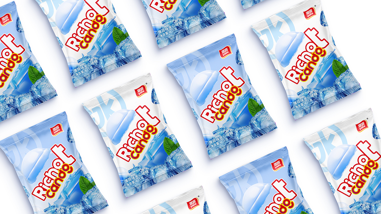 雅客浓点水果硬糖包装设计 雅客浓点咖啡糖设计