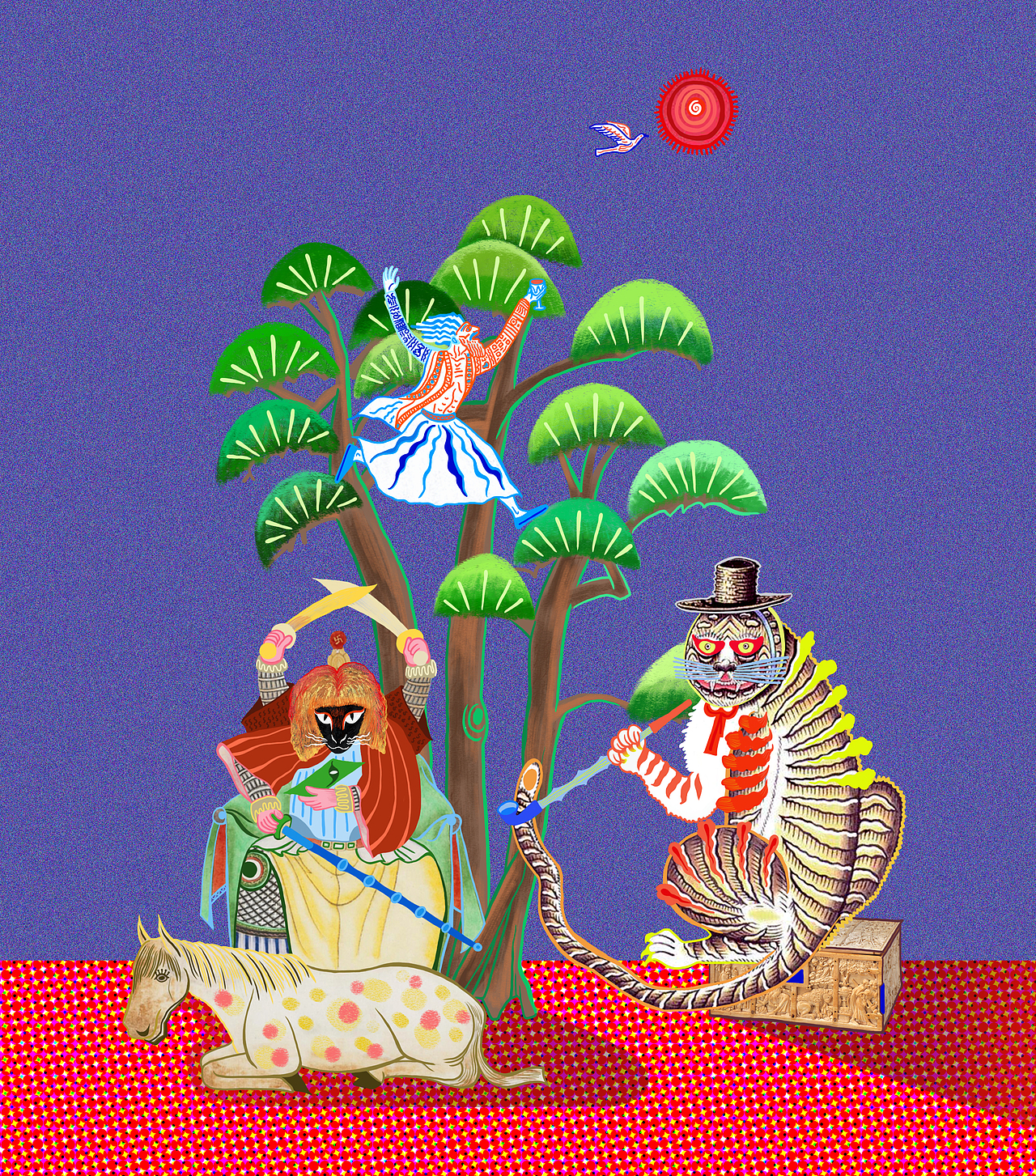 表现主义插画长卷:中国故事