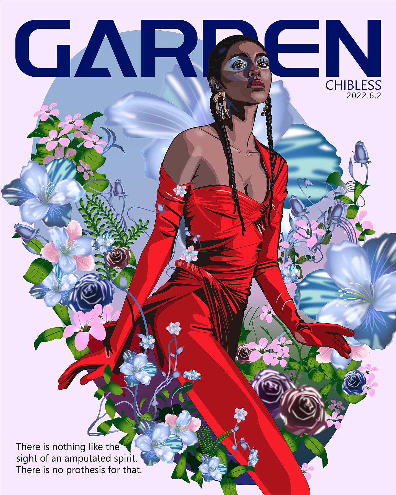 聞香識女人-GARDEN-潮流插畫（圖ZMzAzNDgyNjY4） - 商業(yè)插畫 - 站酷設計師Chibless大婷原創(chuàng)素材 - 站酷ZCOOL