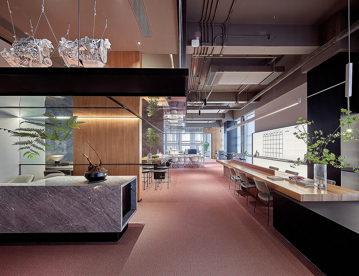 现代开放式办公室