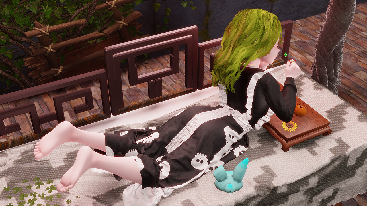 【blender】悠闲的时光