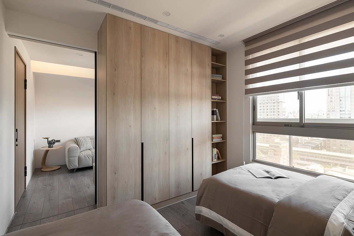 家装设计案例鉴赏——现代简约风度假感三居室