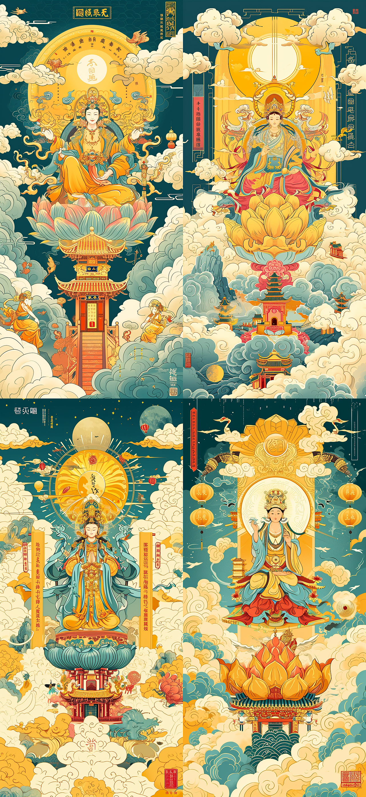 AIGC | Midjourney国风场景创作（图ZMzYwNTg0MzA0） - 概念设定 - 站酷设计师大大大全原创素材 - 站酷ZCOOL