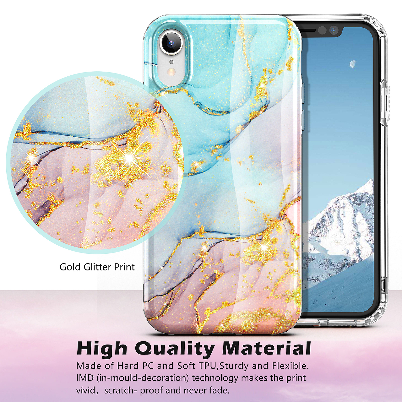 iPhone手机壳手机套大理石渲染修图