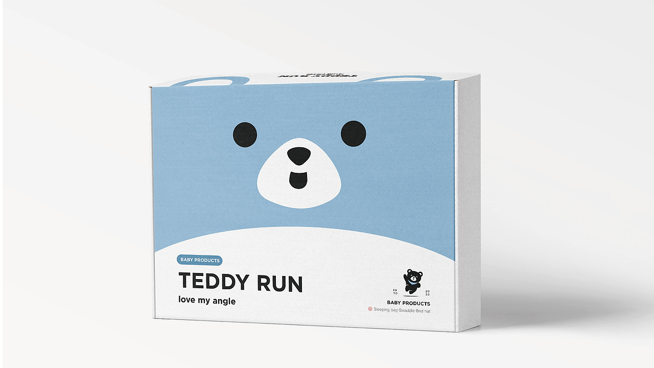 所闻品牌设计 X 小熊快跑母婴品牌包装设计