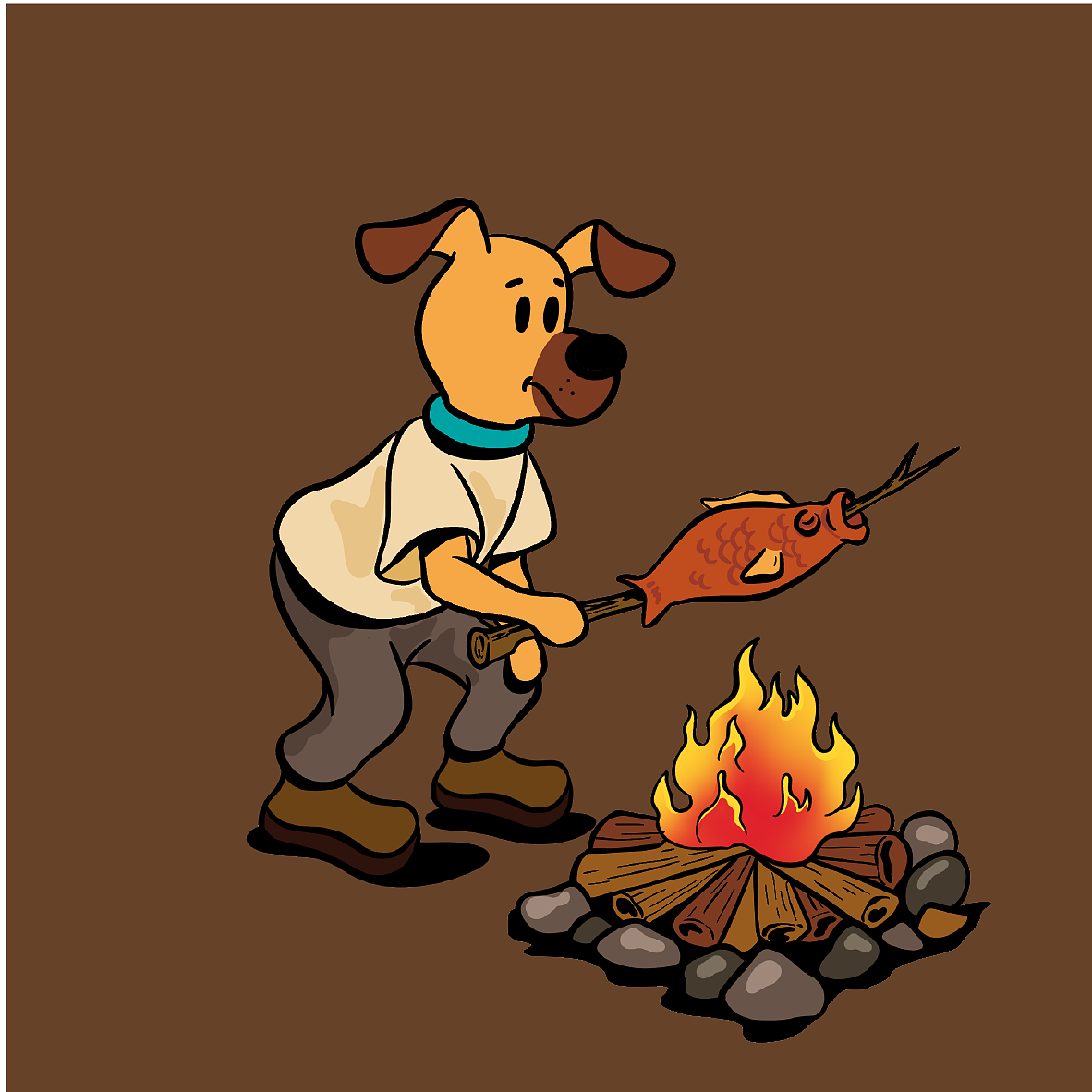 锅仔丁插画(日常+咖啡+生日系列)