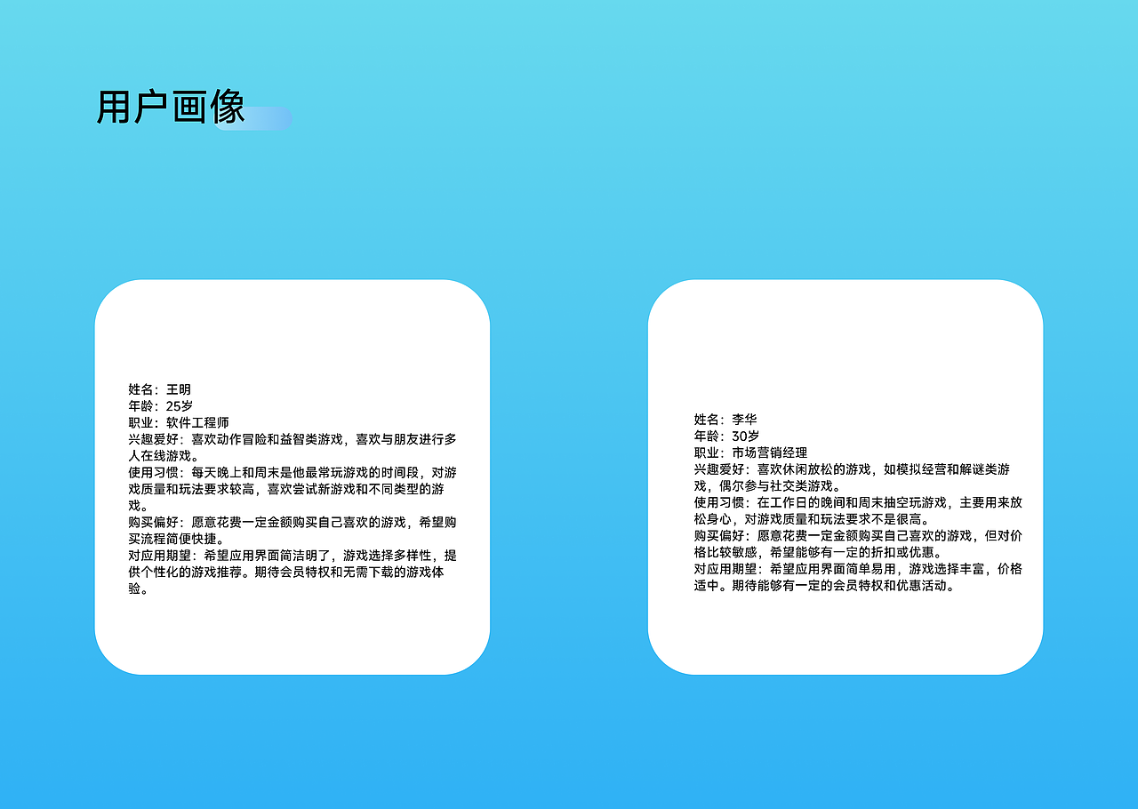 光游空间——游戏集合商店app(个人练习设计)