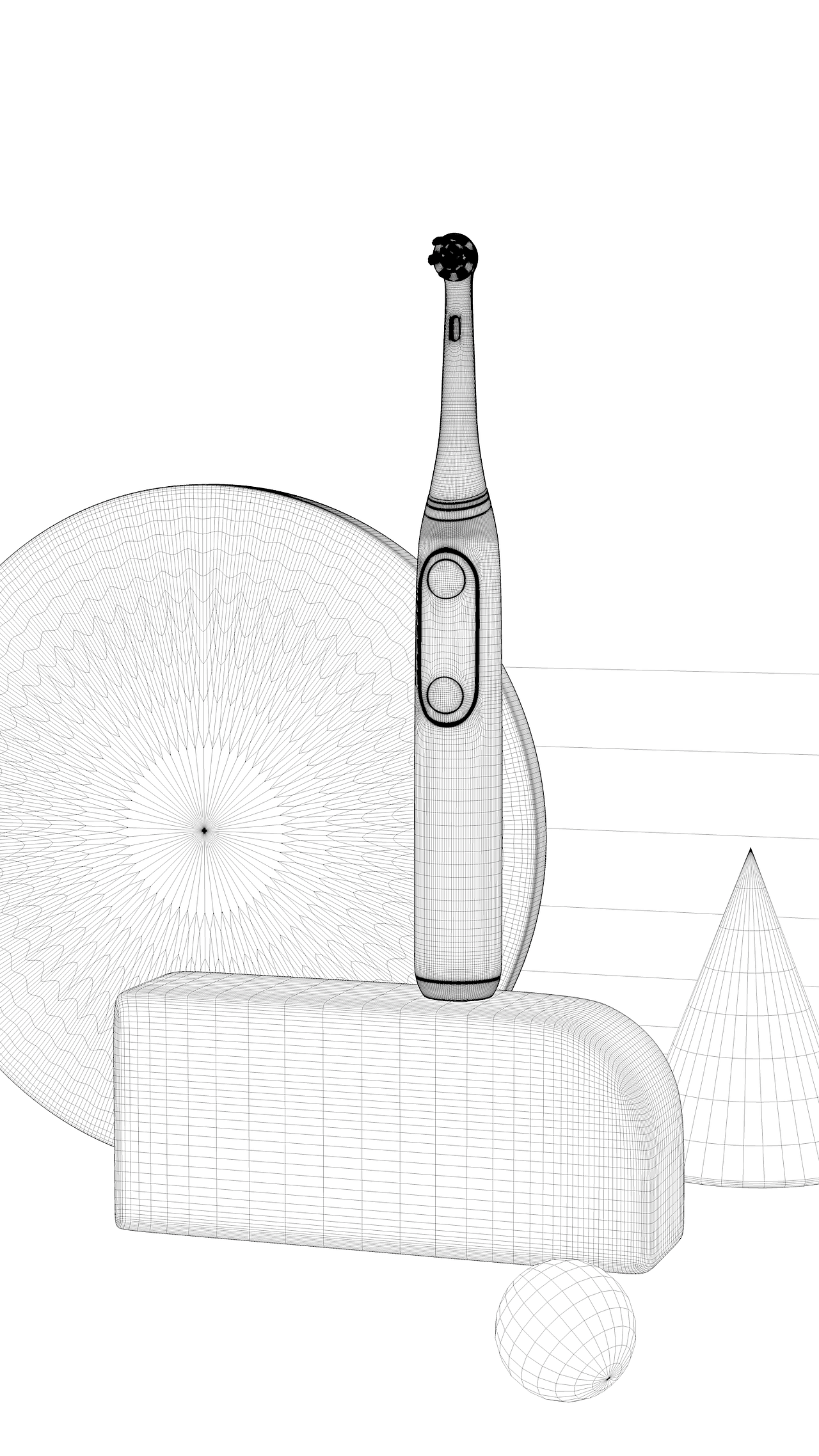 电动牙刷建模+渲染（图ZMzAxNzc0MzYw） - 产品 - 站酷设计师大梦一场的老王原创素材 - 站酷ZCOOL