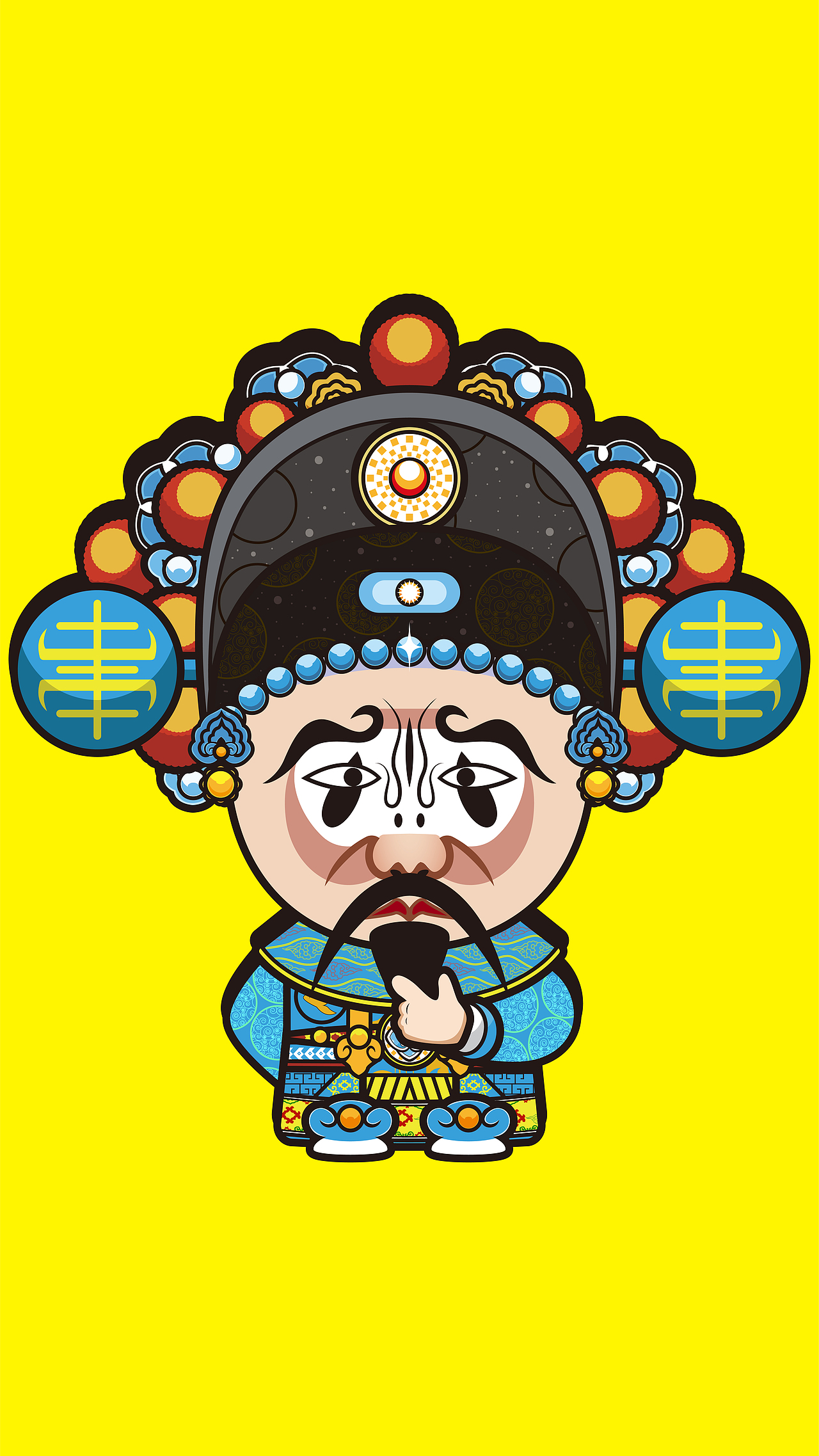 國風(fēng)大圣（圖ZMzEwMzE0NjYw） - IP形象 - 站酷設(shè)計師林川創(chuàng)作室原創(chuàng)素材 - 站酷ZCOOL