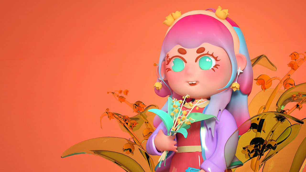 鈴蘭（圖ZMzI0Njc2NjEy） - 人物/生物 - 站酷設(shè)計(jì)師這里是夜思靜原創(chuàng)素材 - 站酷ZCOOL