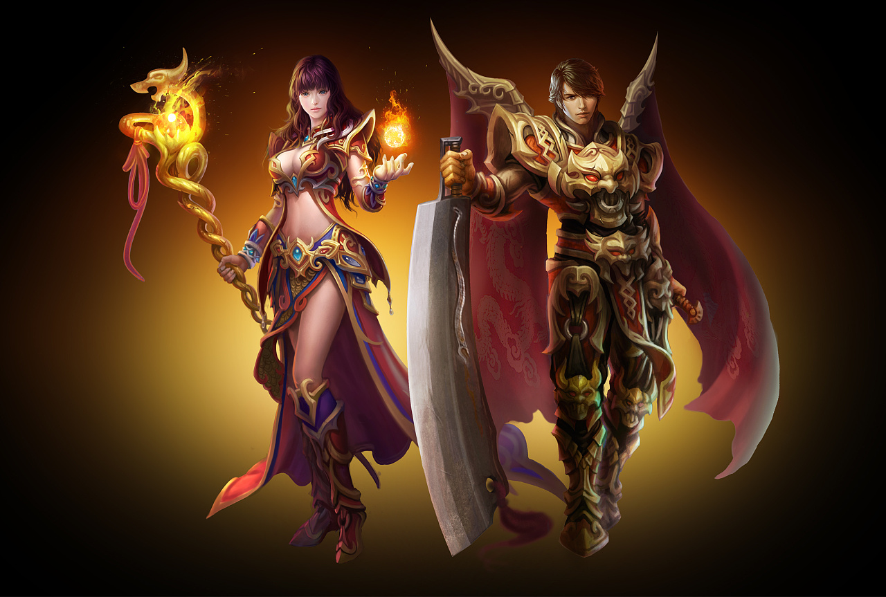 热血传奇角色设计