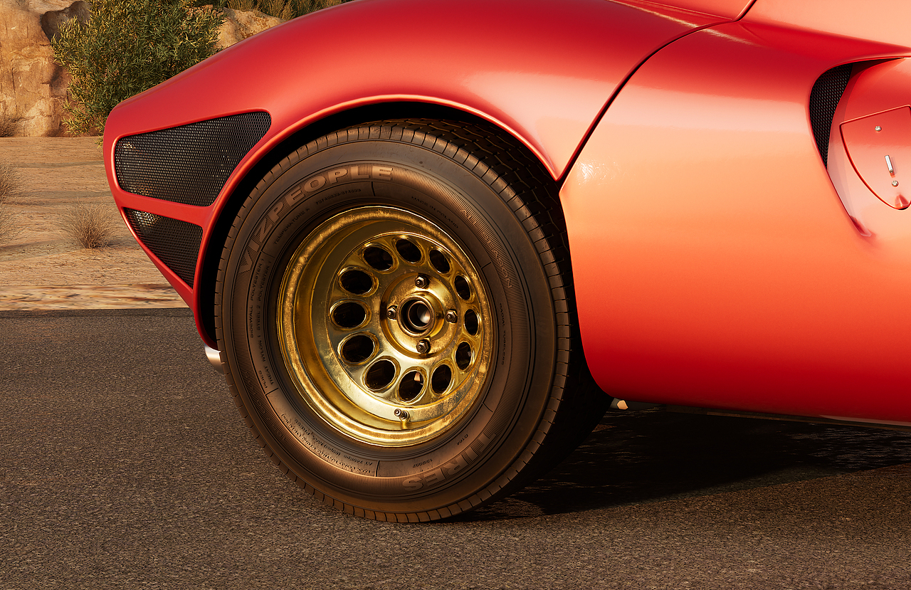 1967 Alfa Romeo 33 实景渲染（图ZMzYyMDY5Mjg0） - 机械/交通 - 站酷设计师FIREFLY_LU原创素材 - 站酷ZCOOL
