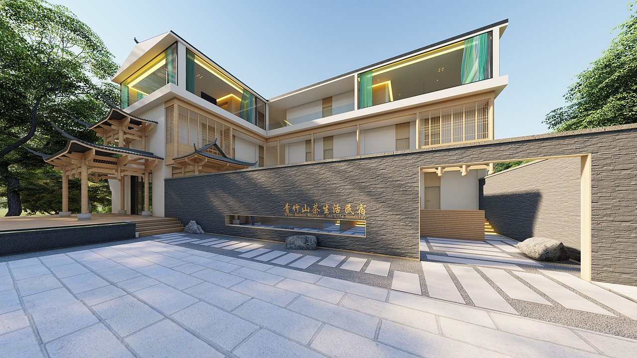 芙蓉镇青竹山生态茶庄民宿改造设计