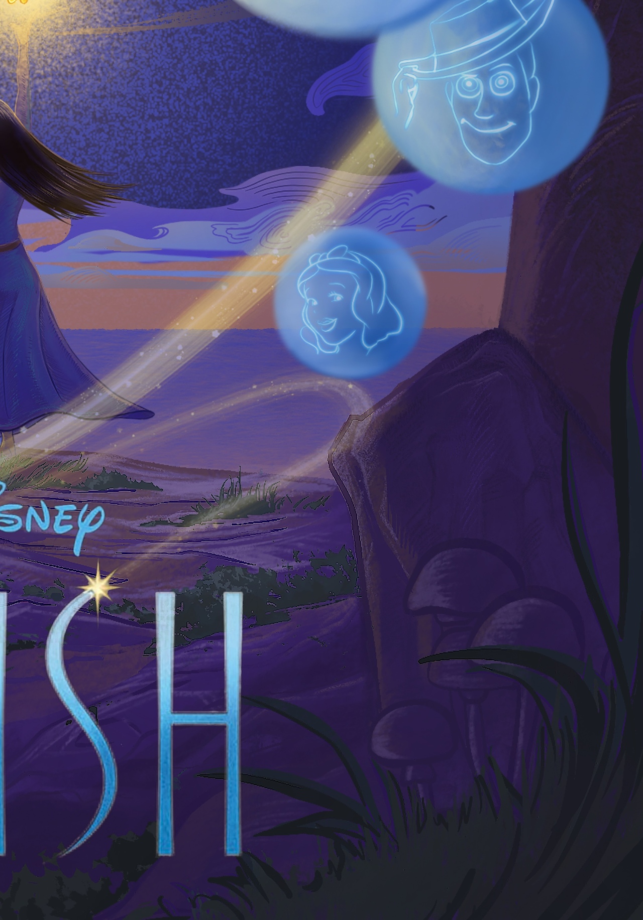 原创迪士尼《星愿》概念海报设计