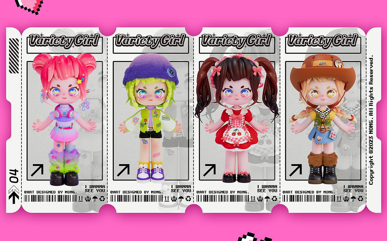 Variety Girl_Scirwode — IP设计