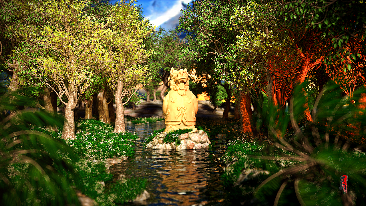 三维概念场景（图ZMzAzNjg1ODYw） - 场景 - 站酷设计师Mo_莫闲原创素材 - 站酷ZCOOL