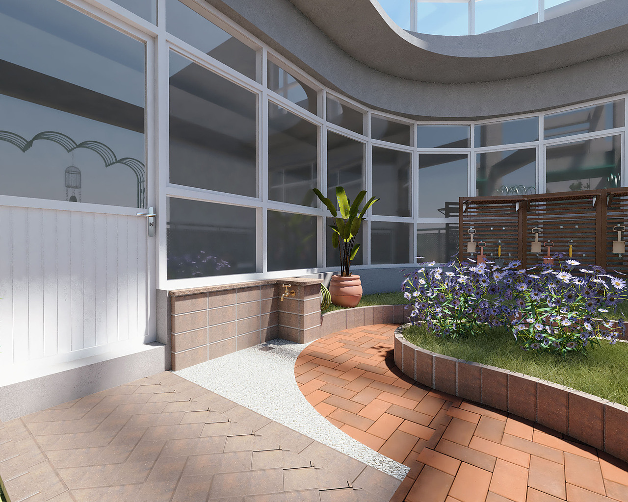 校园废弃露台改造