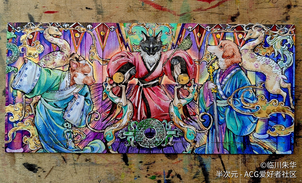 原创手绘卡——尚金