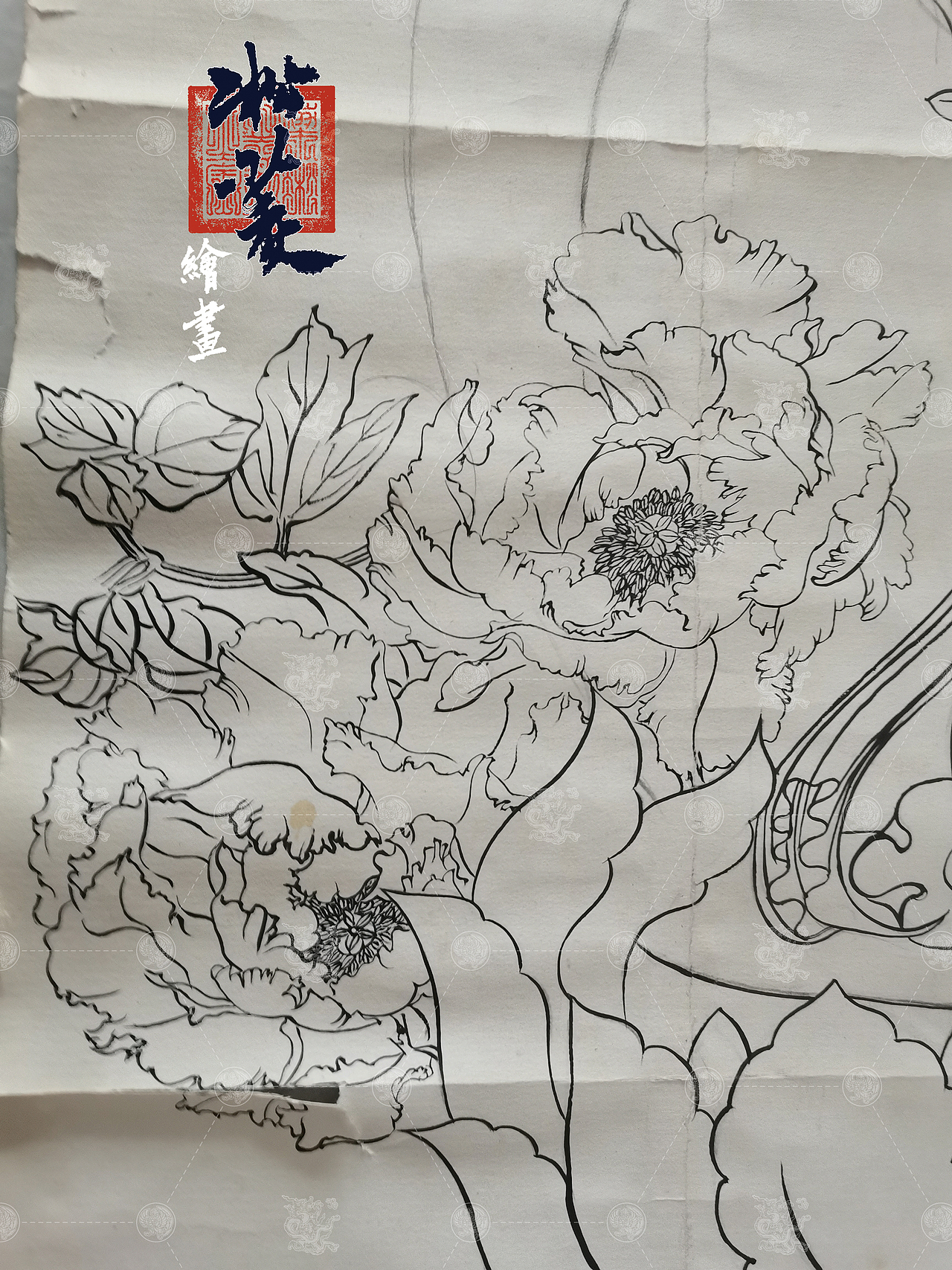 一些原创白描粉本（图ZMzAxMjAwNjky） - 绘画 - 站酷设计师玄瞻子宸硕钊瑀原创素材 - 站酷ZCOOL