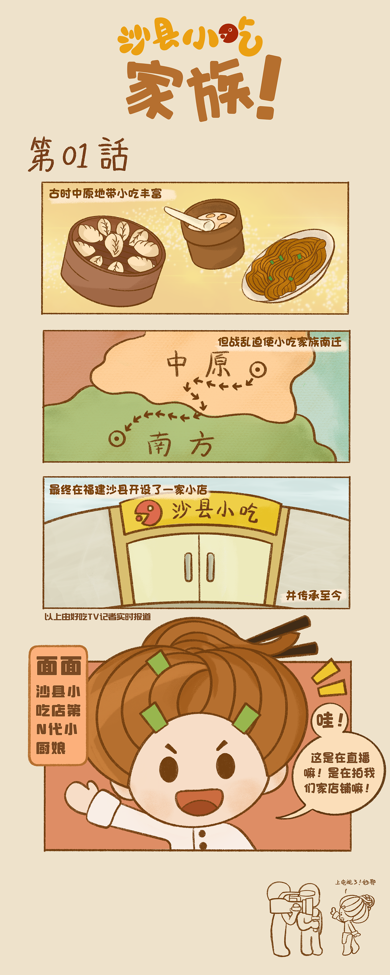 沙县小吃品牌角色IP设计练习 毕设