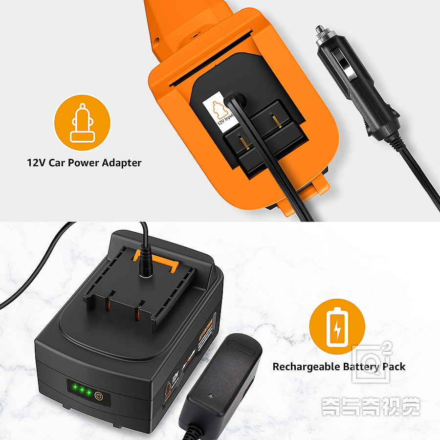 跨境电商亚马逊主图设计 产品渲染图片设计 充气泵主图