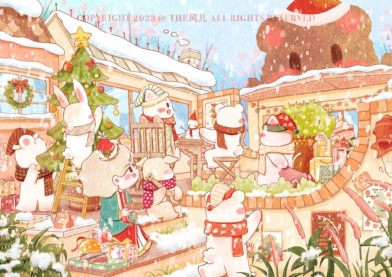 芜湖~🎄圣诞夹雪❄️,小怪兽来咯!