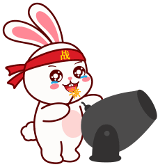 发财兔打麻将专用-微信表情包-原创兔子形象（图ZMzU2MzY4NTY4） - 网络表情 - 站酷设计师三猫小博博原创素材 - 站酷ZCOOL