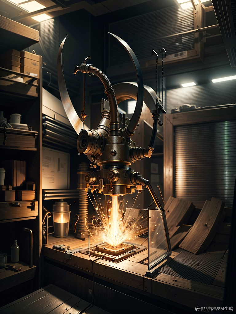 AI未来废土风机械甲虫