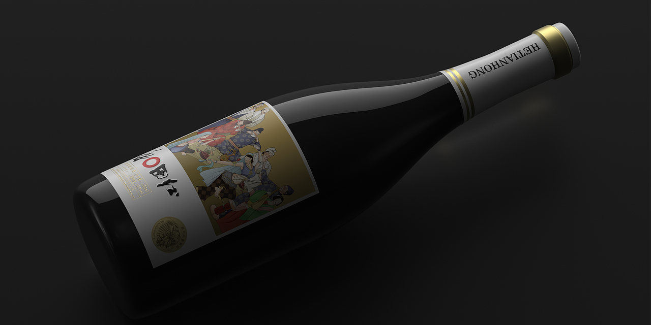 根据一首诗得到的酒包装！/葡萄酒包装设计