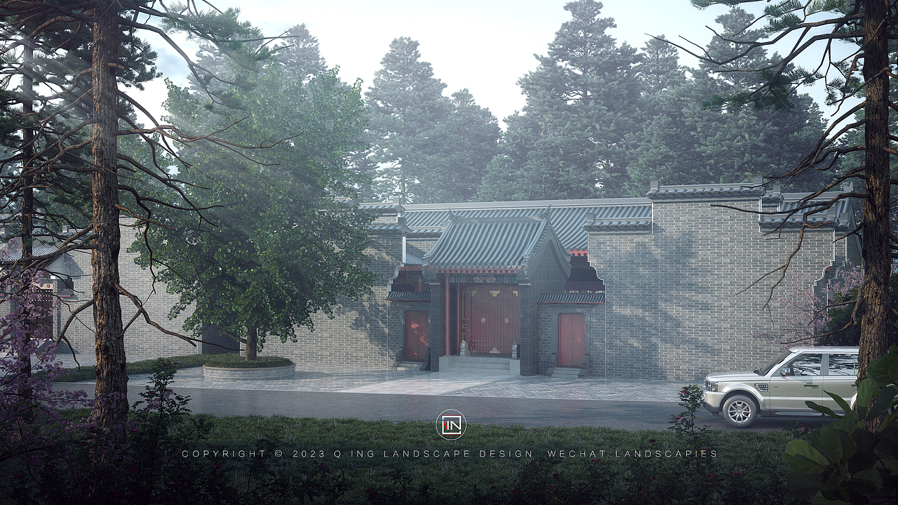 古建类项目|Vray+Photoshop（图ZMzYwODY0Njk2） - 建筑设计 - 站酷设计师深巷如途原创素材 - 站酷ZCOOL