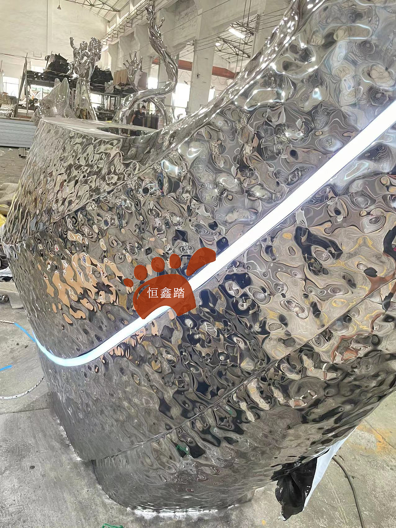 创意不锈钢水波纹吧台 艺术无边界（图ZMzIwMzk0ODA0） - 其他工业/产品 - 站酷设计师恒鑫踏不锈钢制品原创素材 - 站酷ZCOOL