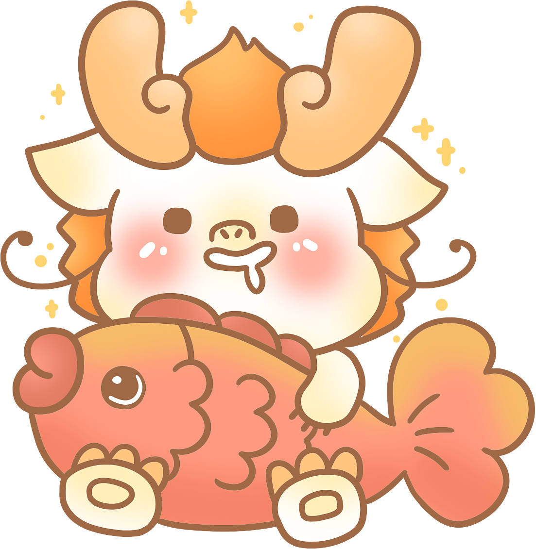 嘟嘟龙·龙年IP设计（图ZMzU5MTMxOTMy） - IP形象 - 站酷设计师IRENE嘎嘎原创素材 - 站酷ZCOOL