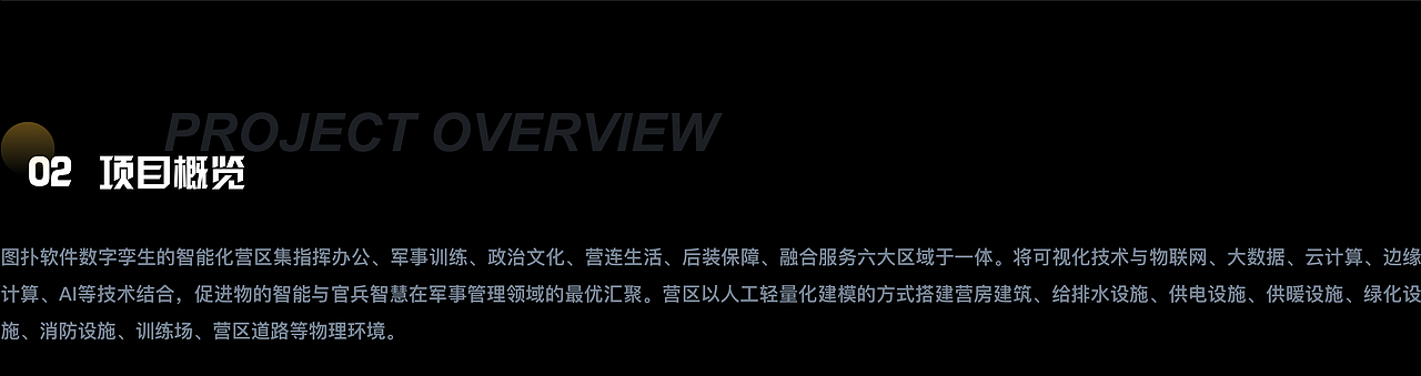 智慧军营数字孪生,3D 可视化防御监控