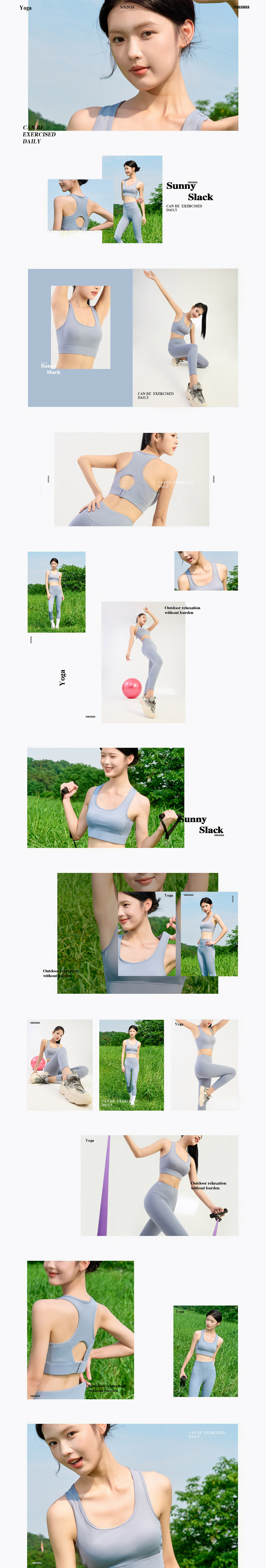 瑜伽服拍摄 全案+KV（图ZMzY5ODEyNTEy） - 时尚/艺术摄影 - 站酷设计师摄影师YANGJIAHUA原创素材 - 站酷ZCOOL